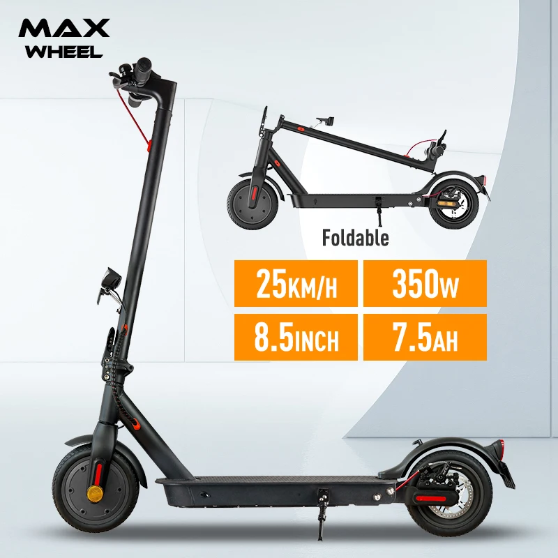 EU warehouse 2024 new arrival 350w motor 36v 7.5ah lithium battery scooter E9ABE with German street legal adult electric scooter