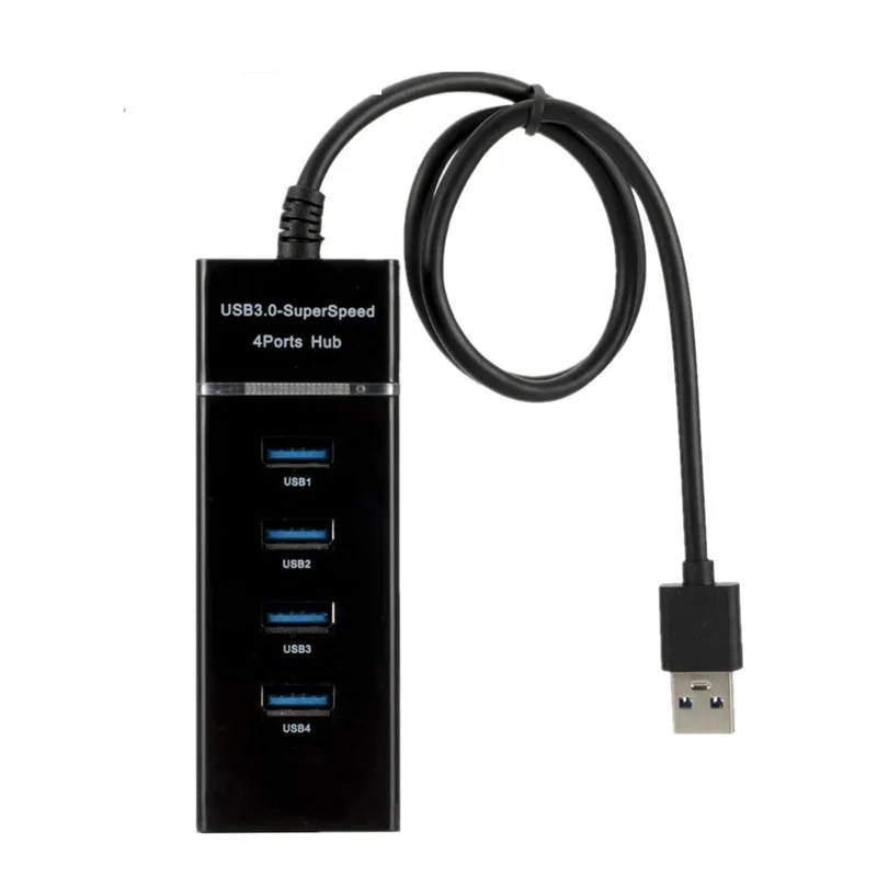 4 ports usb High Speed HUBs Hi-Speed 4 Port USB 3.0 Multi HUB Splitter Expansion For Desktop PC Laptop Adapter USB HUB