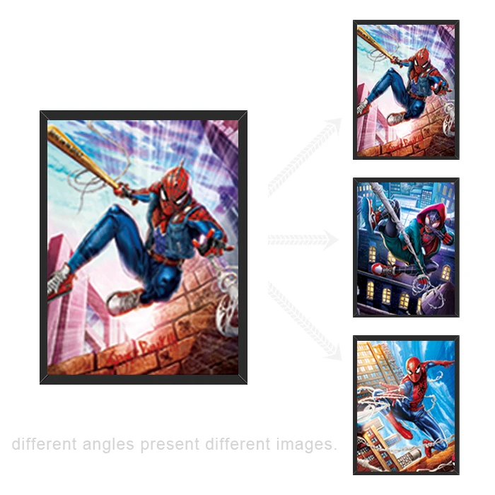 400 Designs Ready To Ship Wholesale 3D Flip Lenticular Poster Anime Prints 12x16 Picture 3D Flip Lenticular Anime Poster