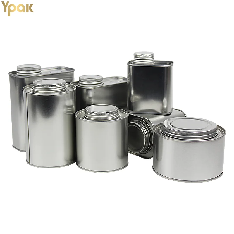 Rts Wholesale 50G 100G 150G 200G 250G Empty Metal Tin Can Tinplate Cans Box Coffee Beans Packaging With Valve