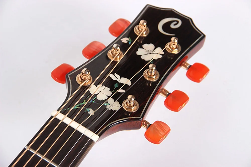 NX-30S-36 Very Popular Guangzhou Chinese Musical Instrument Guitar Acoustic 36 Inch Sapele Wood Guitar