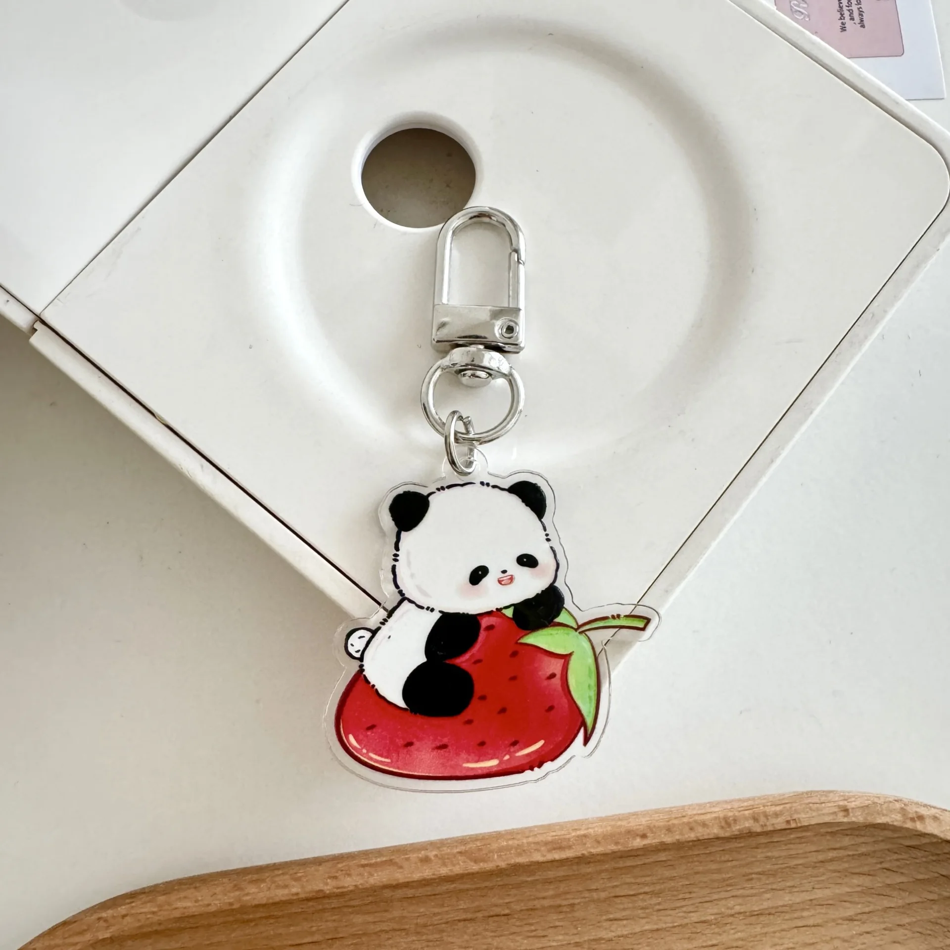 DIY Printing Acrylic Keychain Charms Custom Logo Acrylic Keychain Epoxy Holographic Acrylic Keychain Transparent Iron Plastic