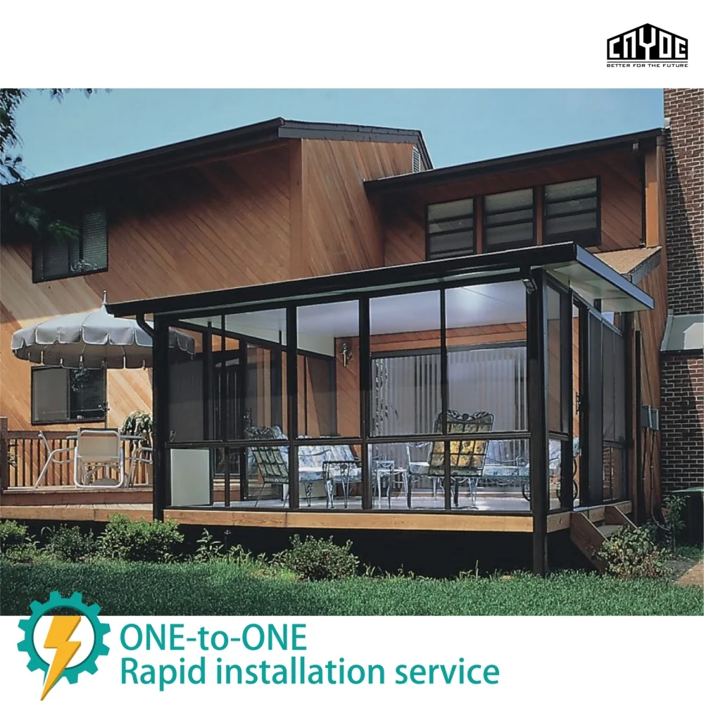 Solarium thermal insulation sunroom waterproof solarium green house