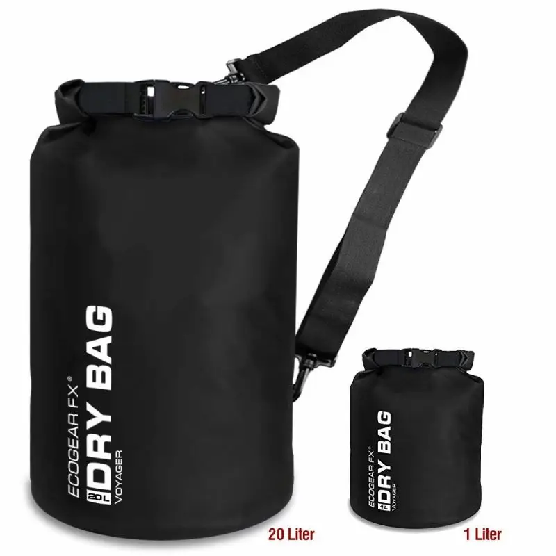 PVC Tarpaulin Custom Logo Waterproof Roll Top Sack Dry Bag For Outdoor Camping Boating Hiking Floating