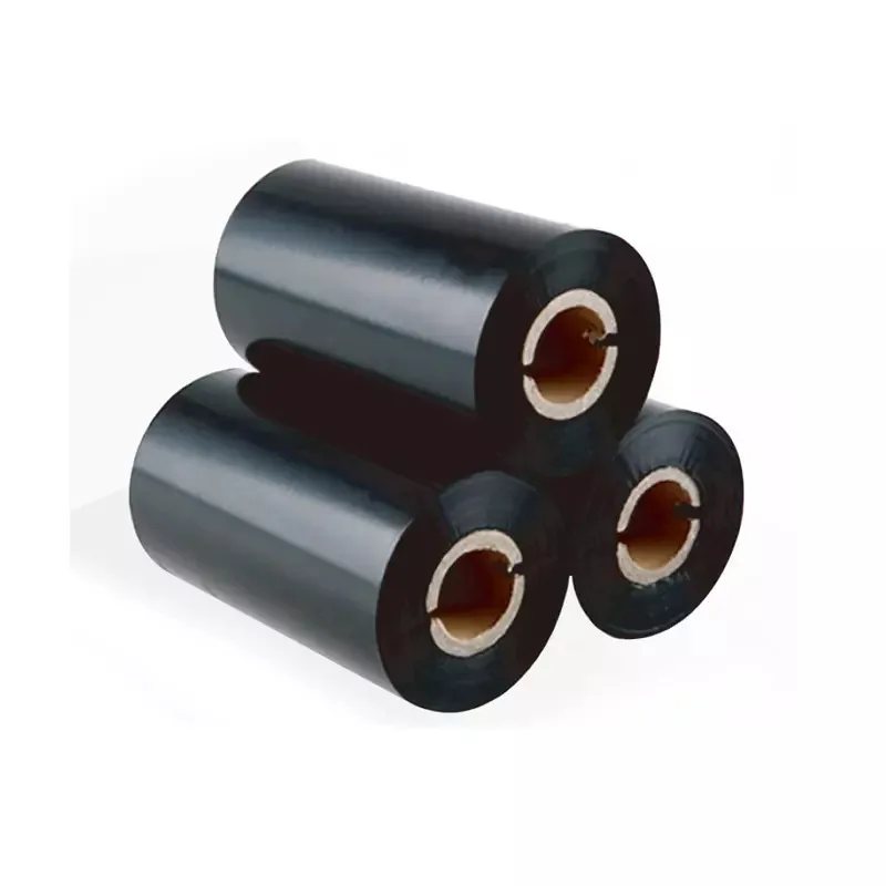 Custom TTR black Wax Resin ribbon 100mm*300m Wax Resin Barcode Printer Thermal Transfer Ribbon