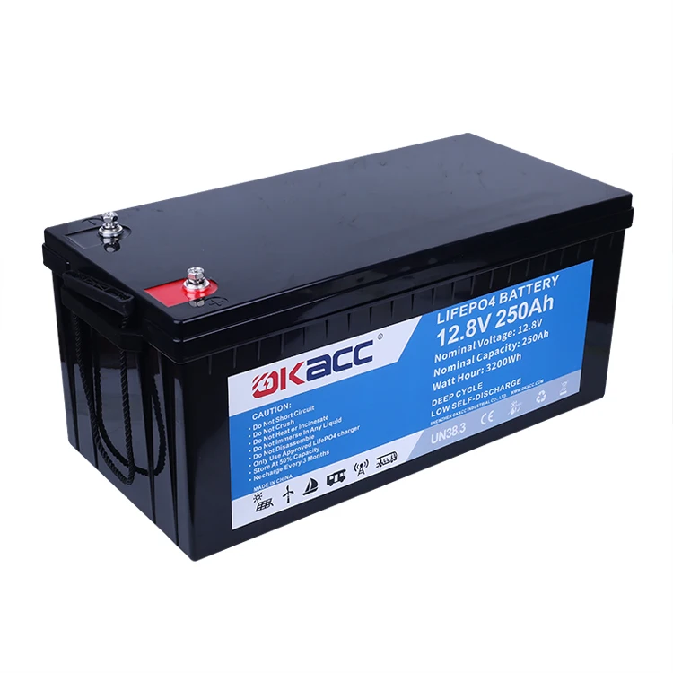 12.8V 250Ah Rechargeable Lifepo4 Polymer Battery Lithium Ion Batteries