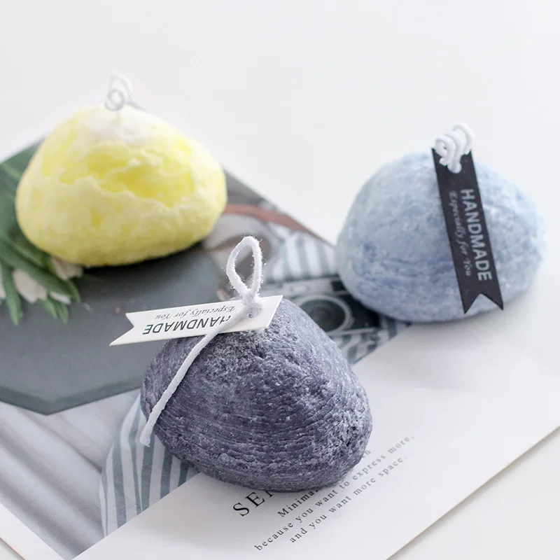 Stone candle mold ins Korean simulation pebble silicone model scented candle DIY material silicone