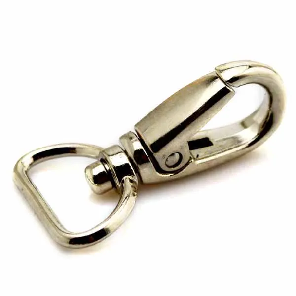 Design fashion carabiner hook with latch for bag