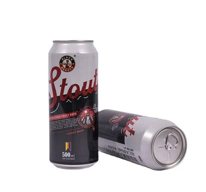 330ml 500ml 12oz 16oz wholesale food grade slim blank empty printed aluminum empty beverage beer cans for soda drinks