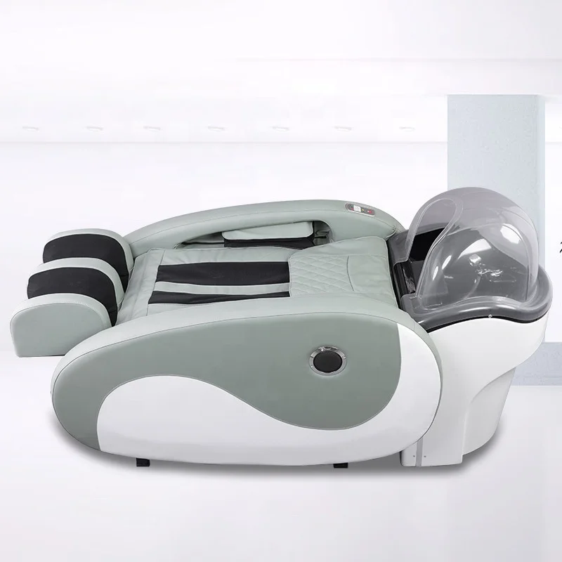 Wholesale High Quality Barber Furniture Shampoo Bed Massage Head Spa Shampoo Nail Hair Salon Washing Chair