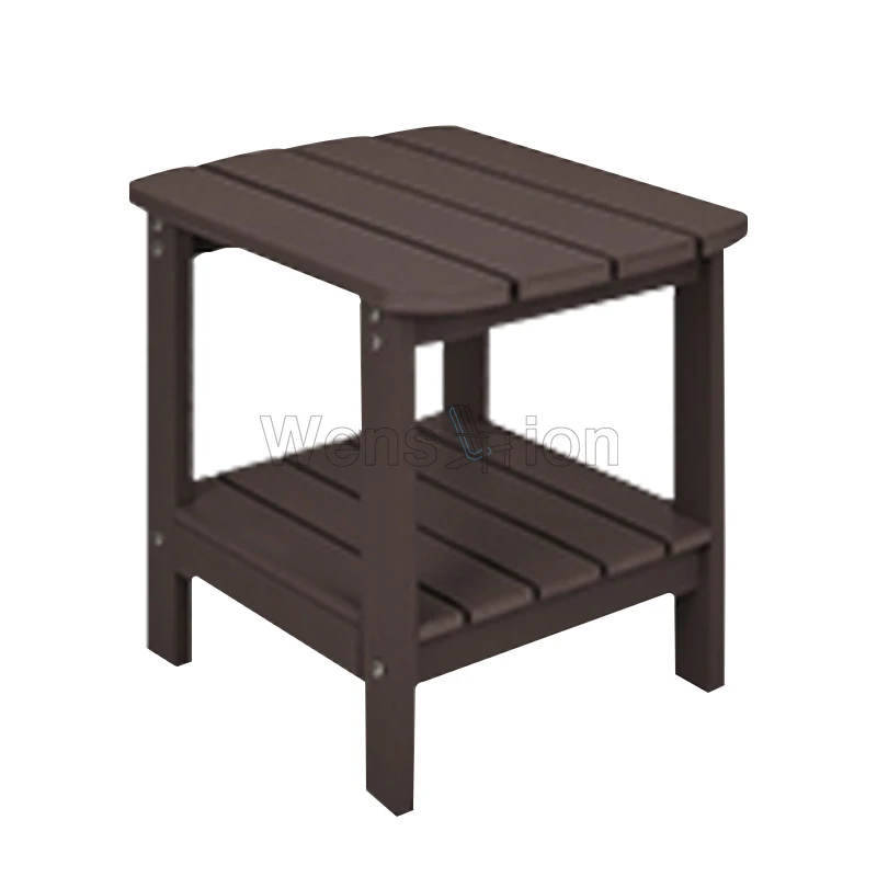 Wholesale Modern Square Plastic Wood Coffee small tea table Table for garden