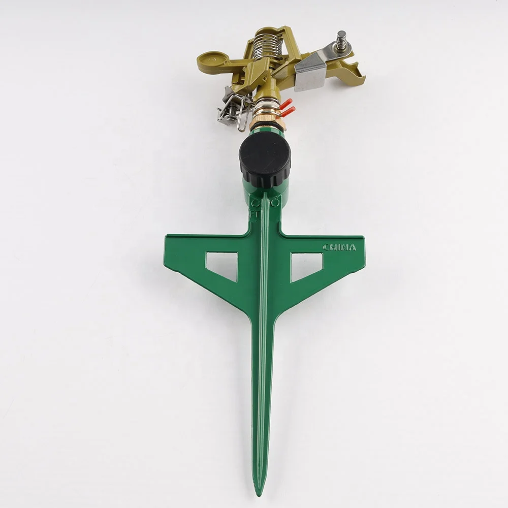 JS-2086 garden metal impulse system nozzle irrigation sprinkler equipment for lwan