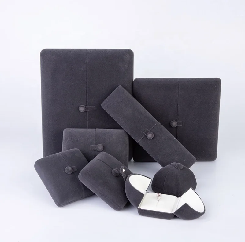 High Quality Custom Logo Design Noble Gift Jewelry Packaging Velvet ring Box