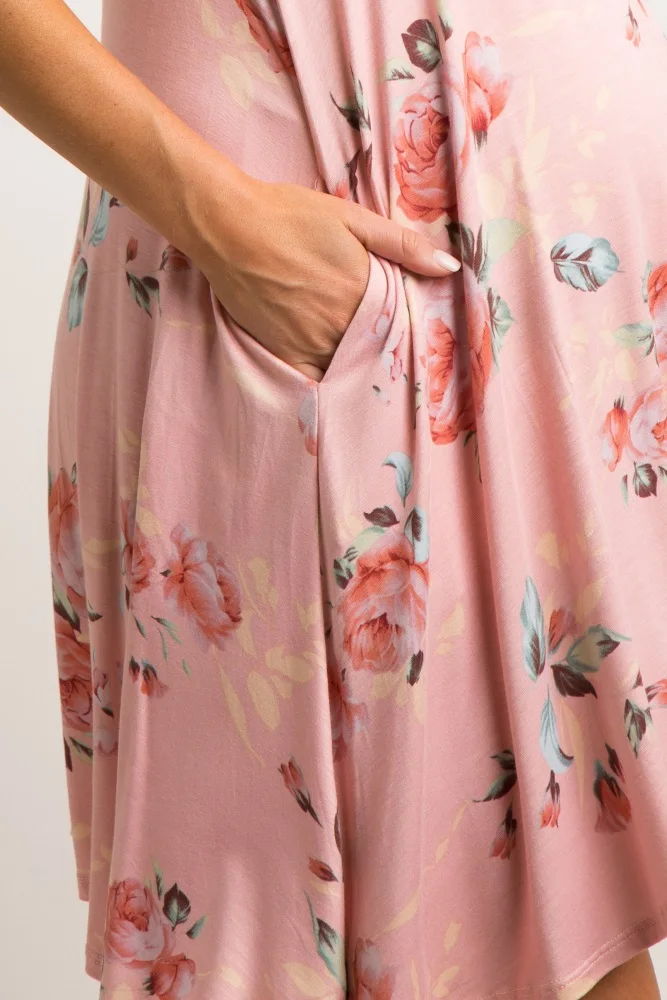 Hot Selling  Sleeveless Women Faux Wrap Nursing Dresses Gowns Maternity Clothing