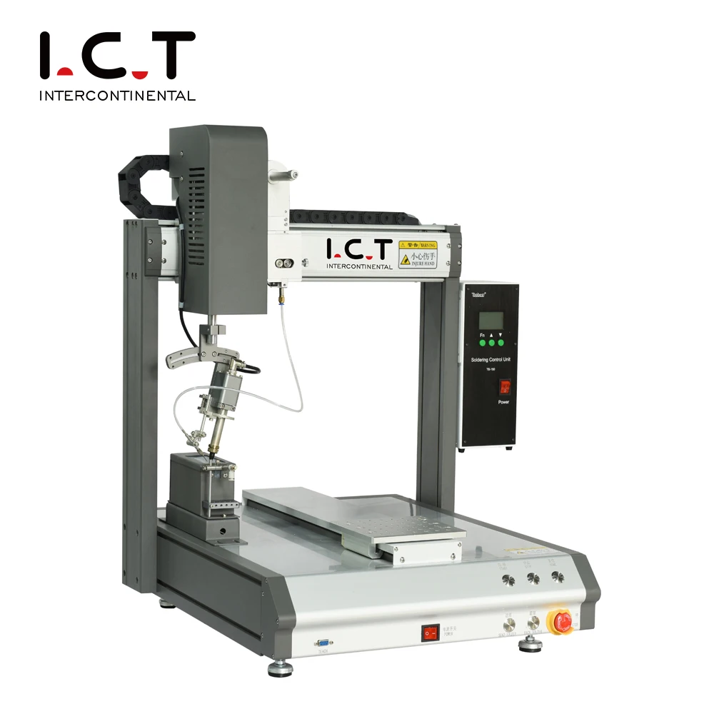 Competitive Price 5 Axis Solder Iron Robot Automatic High Precision Desktop Soldering Robot Topbest OEM Automatic Solder Robot