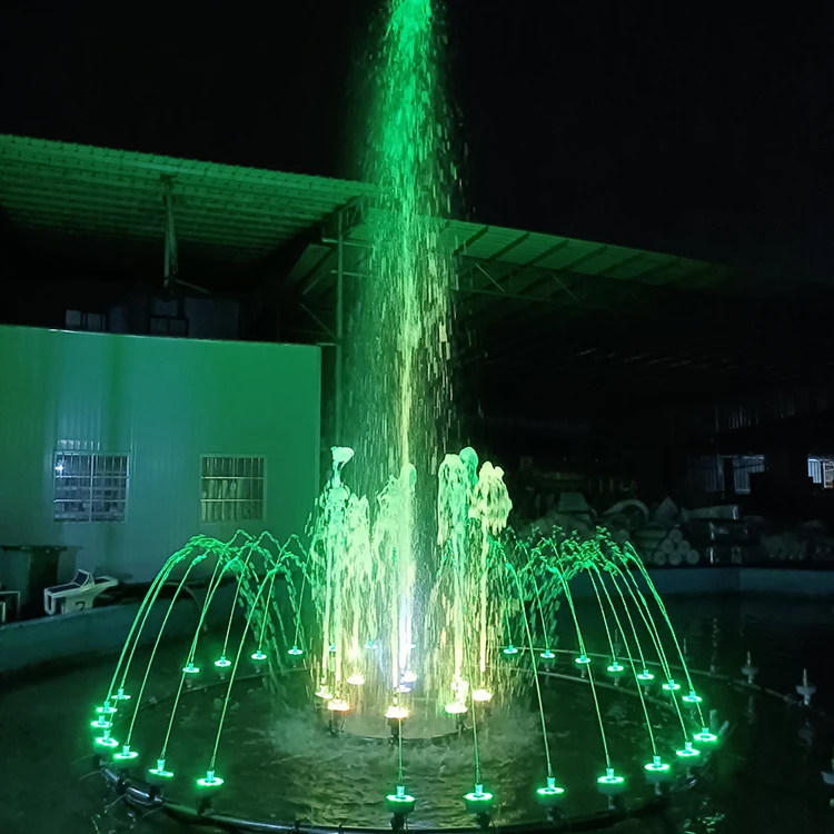 Top Sale Dry Dancing Stainless Steel Fountain Equipment Outdoor Garden Water Fountain