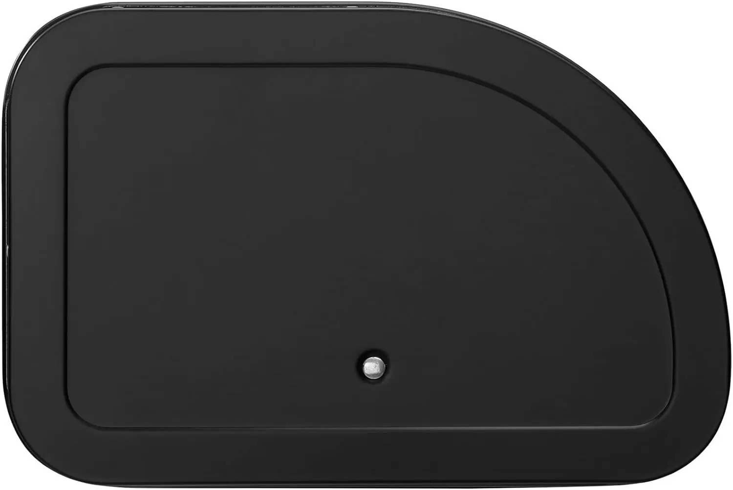 Roll Top Bread Box (Matt Black) Large Front Opening Flat Top Bread Box, Fits 2 Loaves, Ideal for Kitchen Counter
