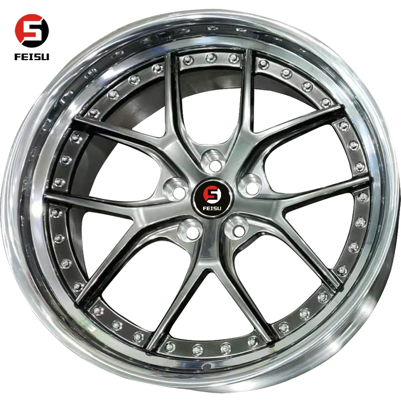 wholesale private production 18 19 20 21 22 inch 2 piece fashion design  hot selling custom car alloy  forged wheels mags