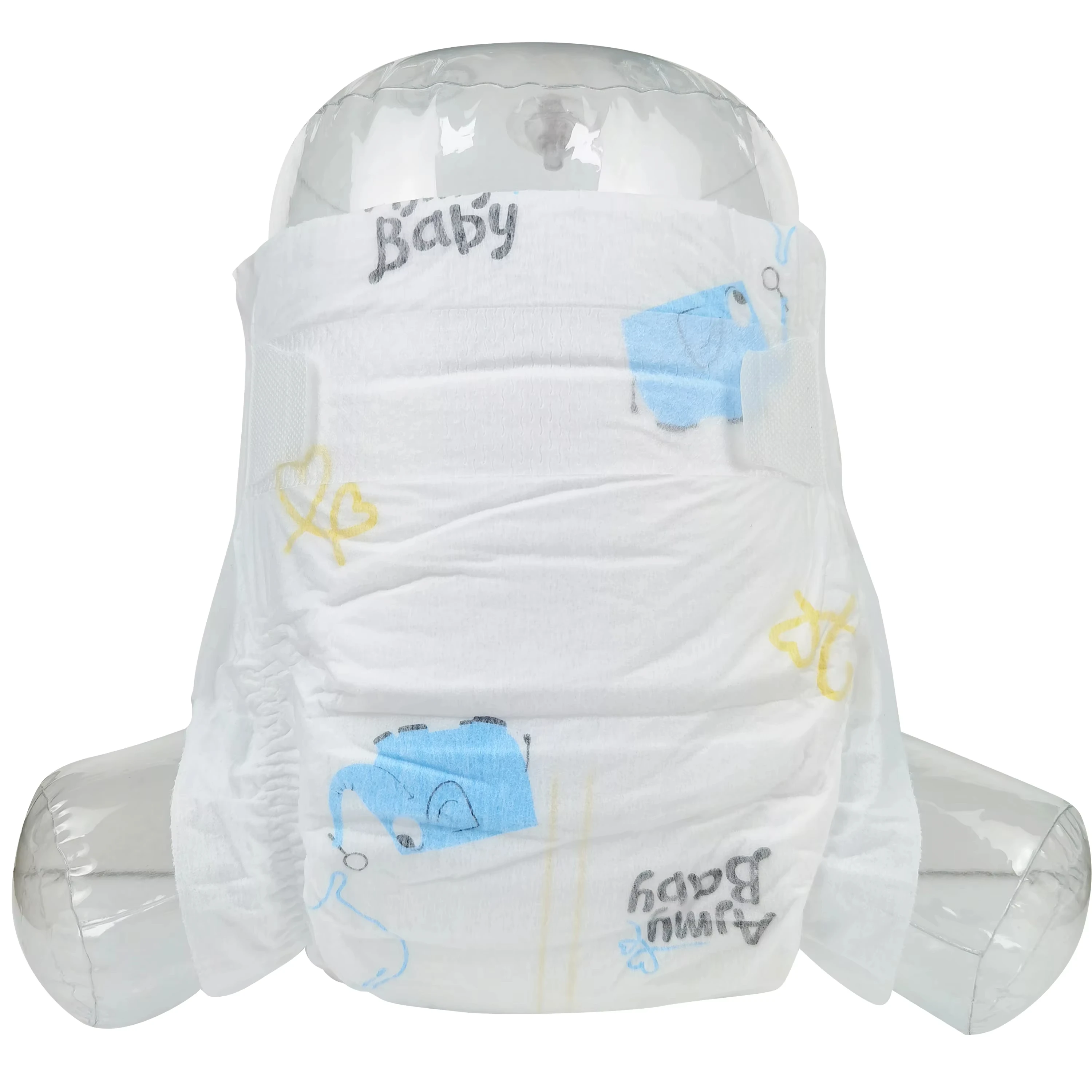 China Quanzhou Factory Hot Selling A Grade Stock Lot Free Samples Custom Design Infant Baby Nappies Kid Diaper Pant Wholesale