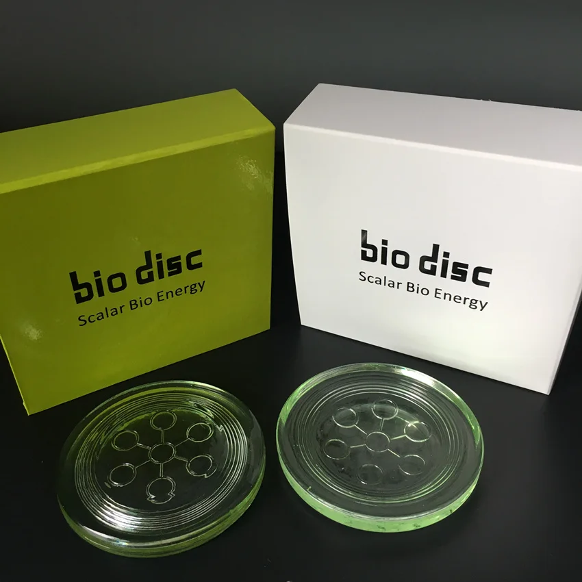 Customized Bio disc Alpha spin for healthy life bio disc 2 price rubber ring protector colorful box customized logo design box