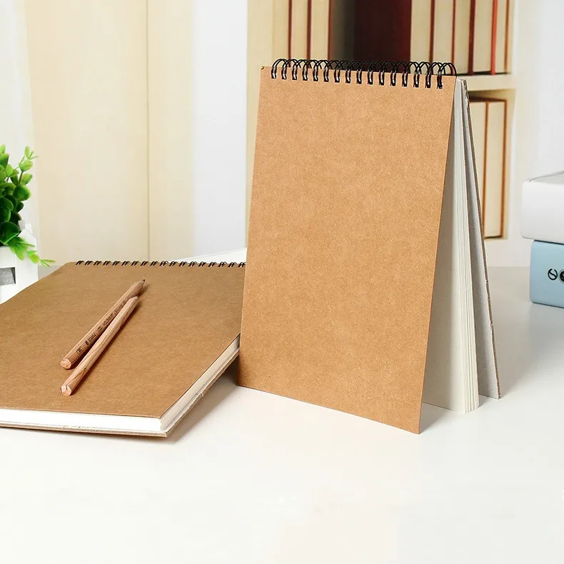 stationery sketch paper kraft hardcover sketchbook