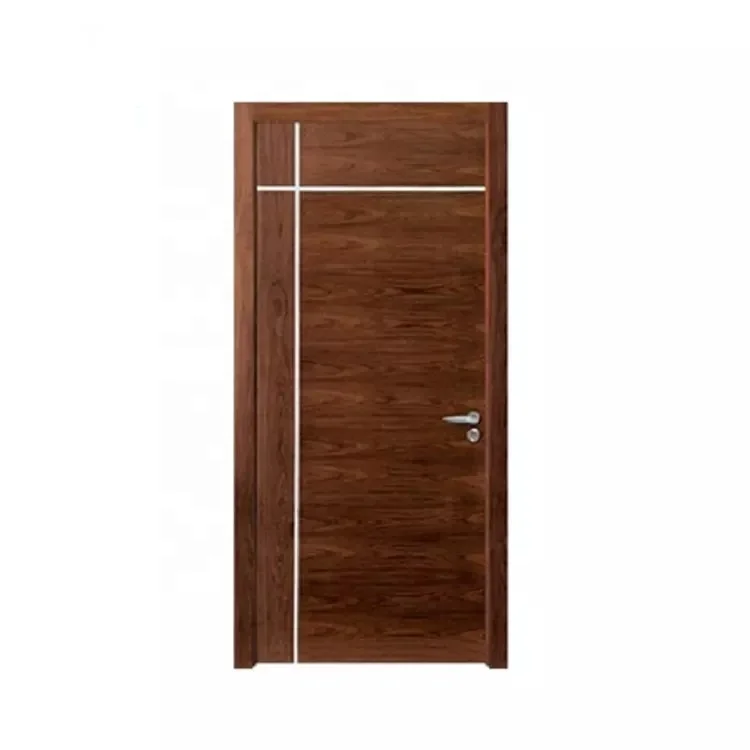Fire Rated Solid Wood Door Design Timber Hotel Interior Flush Door Fireproof Wood Door