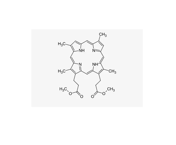 Dimethyl 3,7,12,17-tetramethyl- 21H,23H-porphine-2,18- dipropionate 10589-94-3