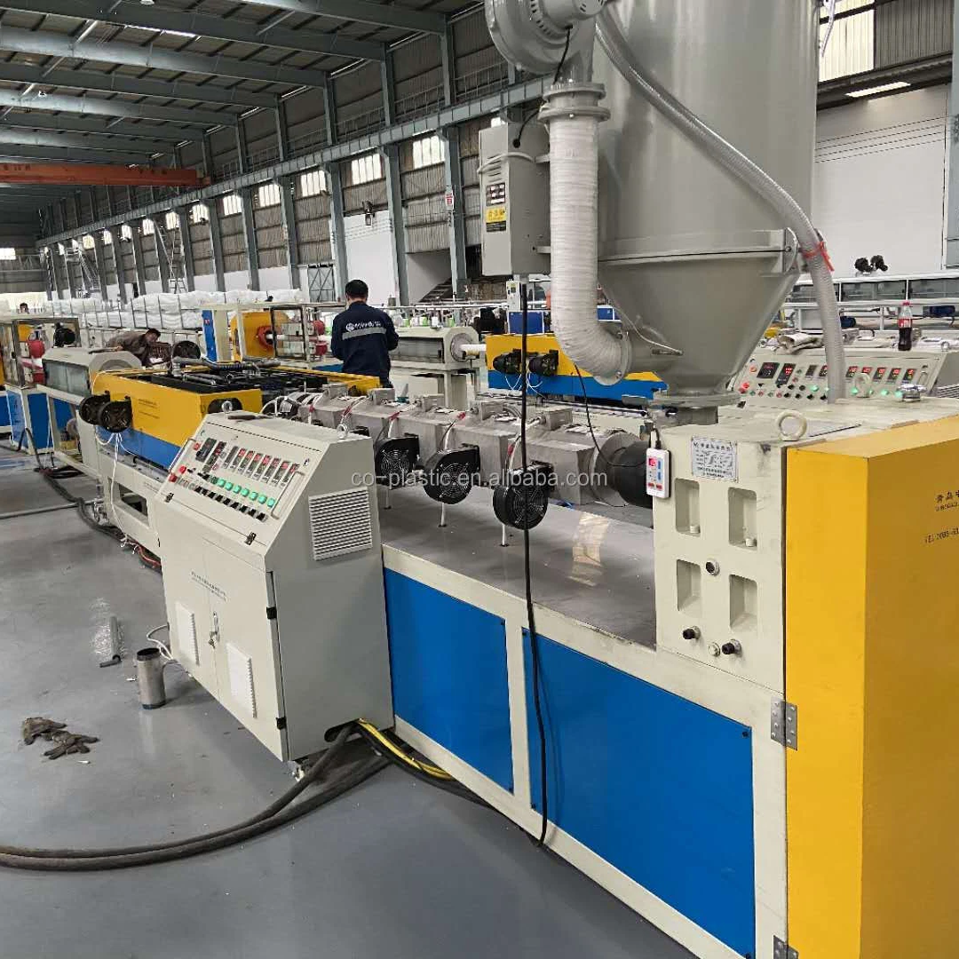 SY-CT Red Soft Flexible SJ45/33 Single Screw Extruder Corrugated Pipe Machine  Automotive wiring harness