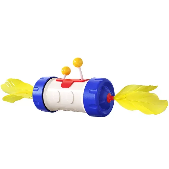 Игрушка для кошек, колесо с перьями, игрушка, палочка для отбоя с шариком, игрушка для кошек