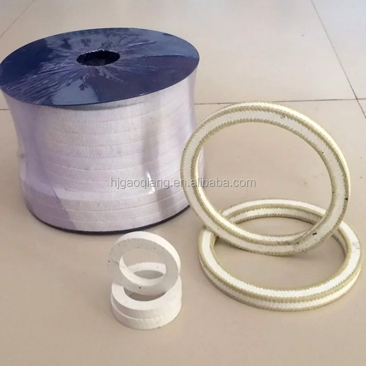 High Temperature And High Pressure Resistant Gland Sealing PTFE Packing Water Pump Pure PFE Gland Packing