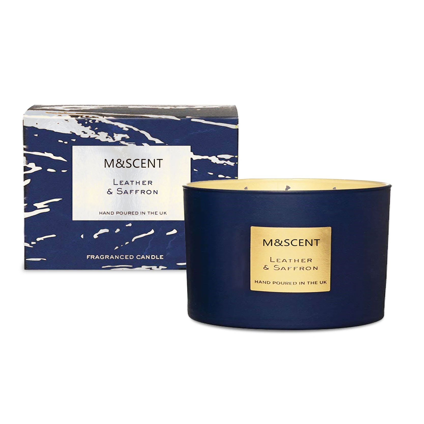 M&Scent wholesale decorative aromatherapy 3 wick scented coconut palm candle gift set