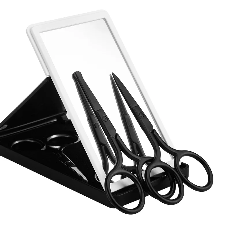 
Professional Stainless Steel Curved Wide Tip Eyebrow Scissors for Eyebrow or nose hair 