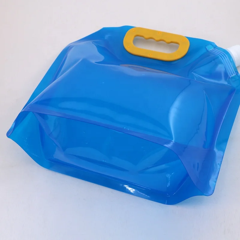 2.5l 3l 5l 5 ltr 5 litre bpa free food beverage packaging bag transparent liquid water pouch with spout and handle