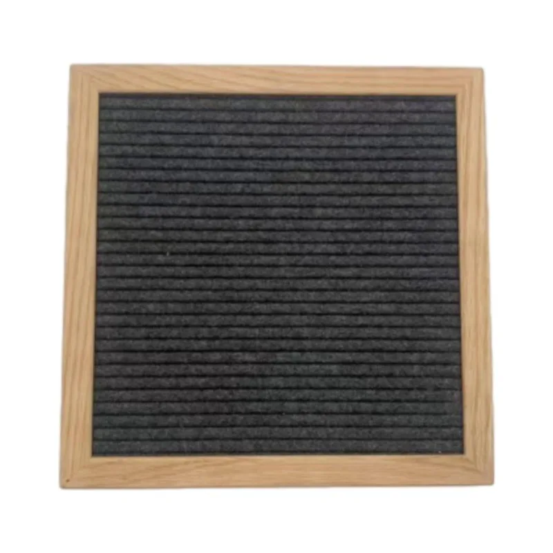 Wholesale High Satisfaction Customized Changeable Oak Frame Felt Letter Board