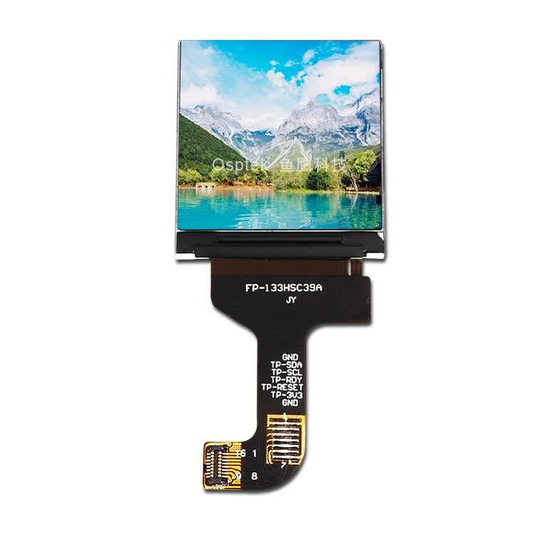 1.3 inch tft display 240x240 resolution spi interface with FPC ZIF connectors