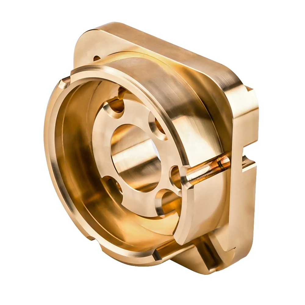 Dongguan CNC factory OEM High precision brass parts Bronze parts red copper mechanical parts