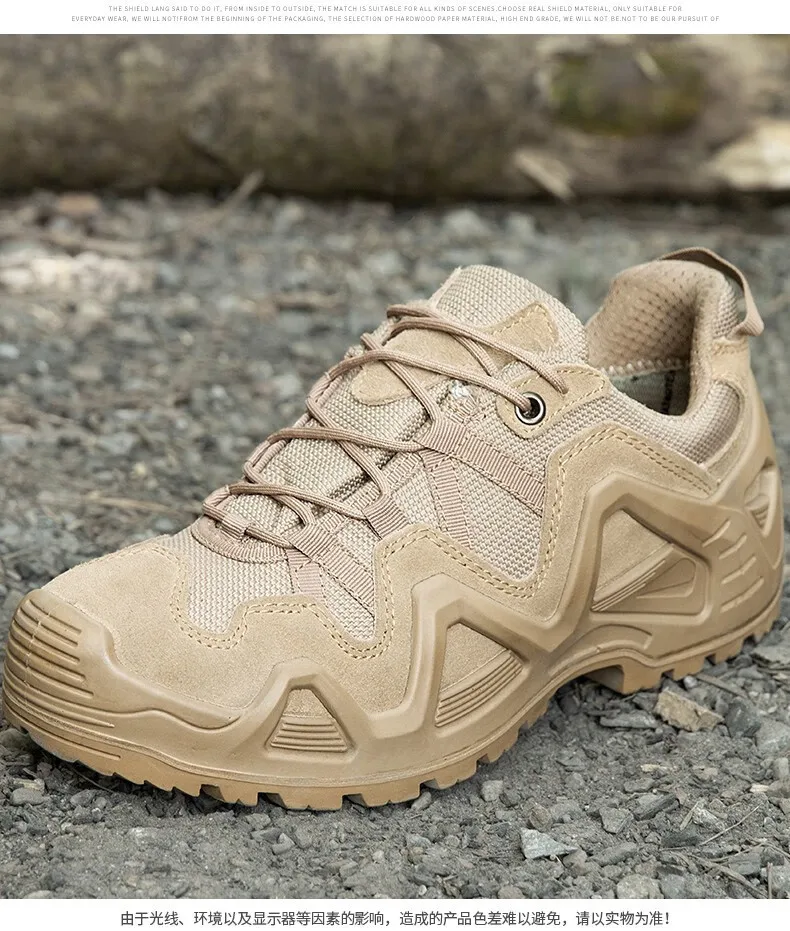 Custom Brand Logo Soft Camouflage Outdoor Camping & Hiking Shoe High Quality Shoes Men Fashion Sneakers