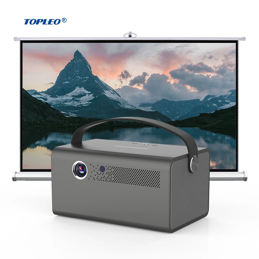 Hot Selling Mini Smart Home Theater Projector DLP Led Topleo Wifi Portable Pocket Wholesale Outdoor Movie Projectors
