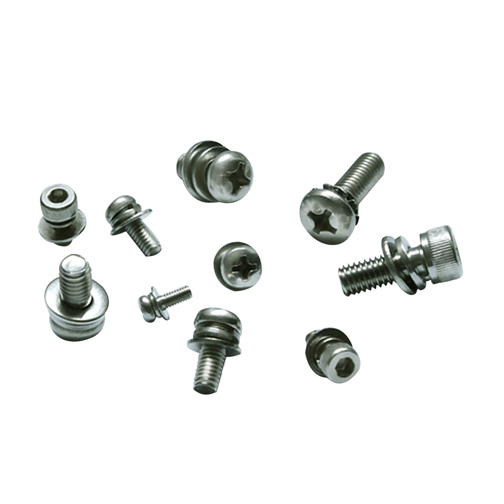 army green M6 M8 M12 High strength hexagon head Screw with washer