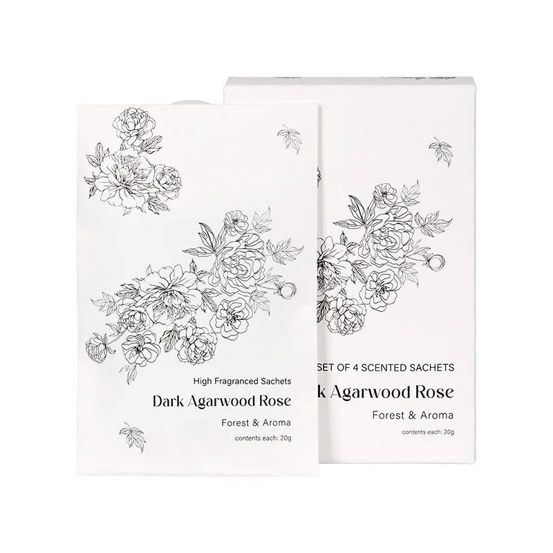 Wholesale wardrobe scented sachet bags strong fragrance scented sachet 20g Vermiculite sachet