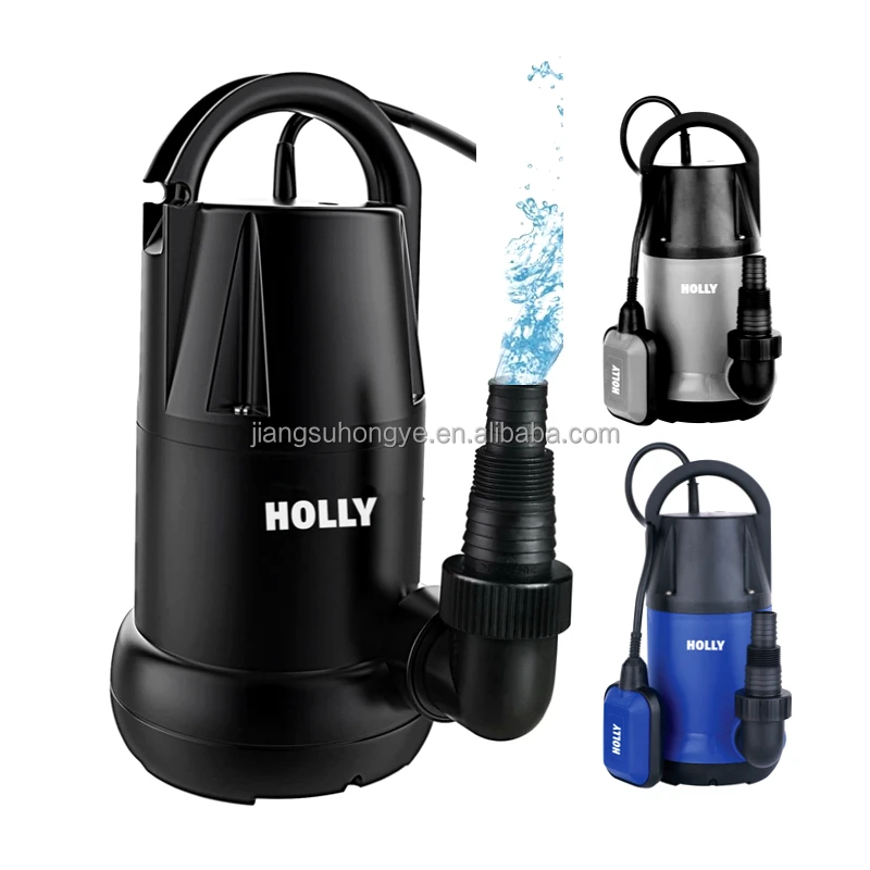 High Flow Clear Water Pump 750 W 12500 L/h Max Delivery Head 8.5M Body Thickness 2.5 mm Auto Float Switch Submersible Sump