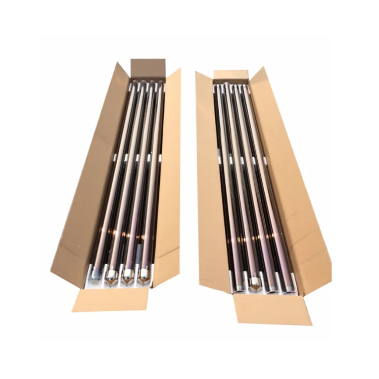 Economical popular non-pressure all glass solar evacuated tubes 58*1800mm 47*1800mm