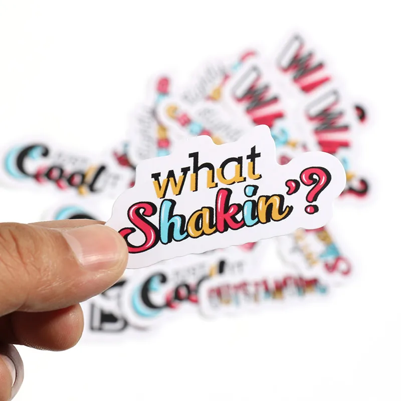 Vograce Custom Printing Water Proof Matte Vinyl Labels Sticker Sheet