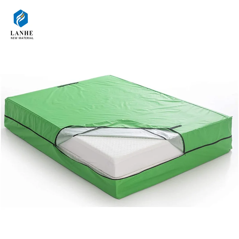 wholesale custom size 210D oxford bed bug protector cover water proof mattress cover with zipper