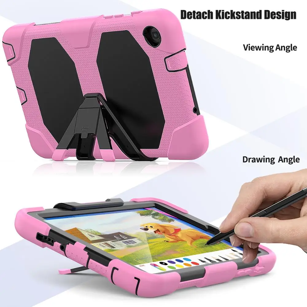 Розовый 200 205 чехол для планшета с прочной пластиковой рамкой