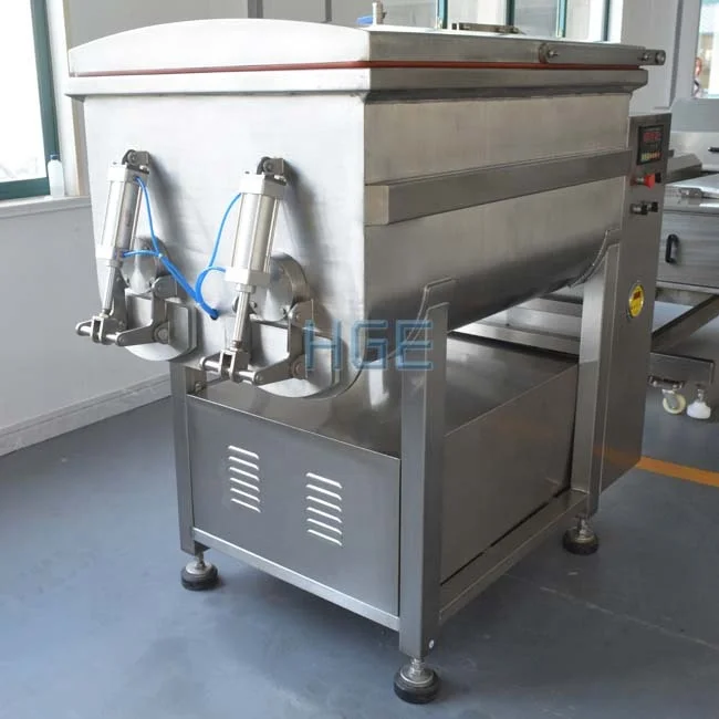 Factory supply vacuum emulsify meat blender sausage making meat mixer minced meat mixing machine