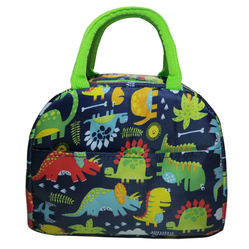 Heopono Waterproof Simple Elegant Design Fashion Child Cute Polyester Best Cheap Large Insulated Bags For Food Lunch Cooler