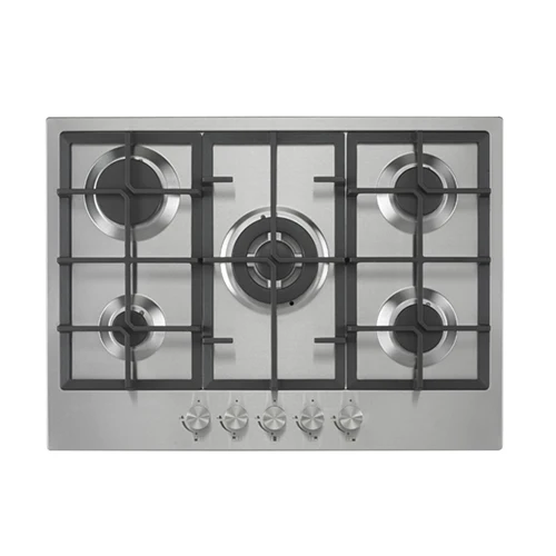 Home Appliance Cooktops 5 Burner Gas Hob Stainless Steel Gas Stove