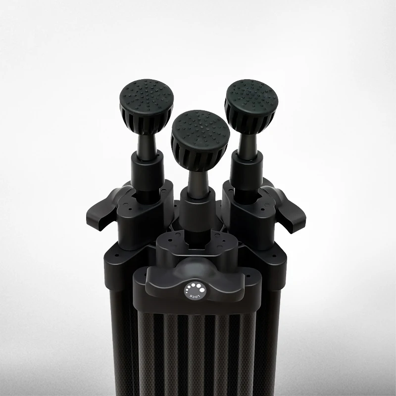 
Heavy Duty Video 360 Tripod Ballhead Professional Carbon Fiber 3 Leg Auto Level Tripod 