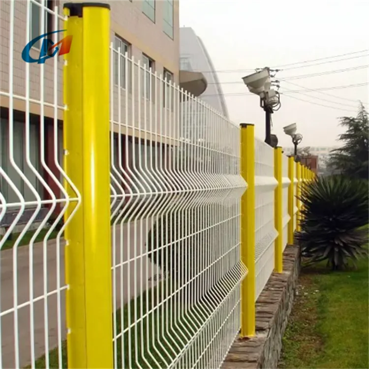 Outdoor Customized Home Decorative 3d Curved Fence Panel Outdoor Metal Garden Fence Panel 3d Curved Welded Wire Mesh Fence